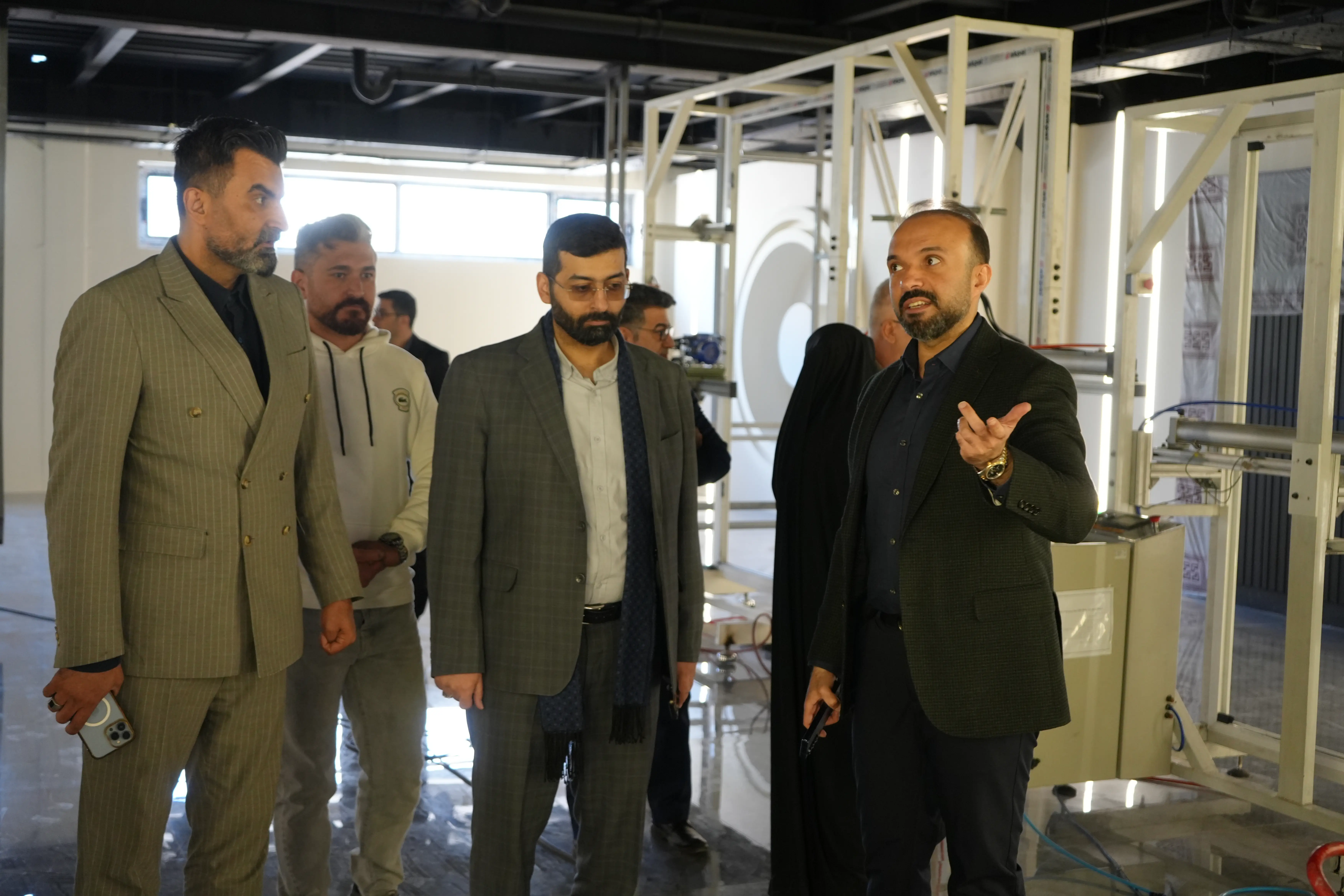 بازدید دکتر اسکویی رئیس پارک علم و فناوری آذربایجان شرقی